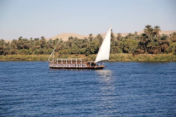 istock Nile cruises by dahabeah along the Nile river between Luxor and Aswan, Egypt 2153779512