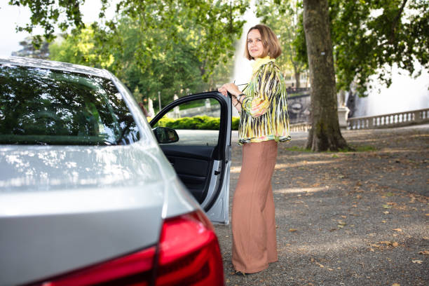 istock A car trip to the public park. 2153780114