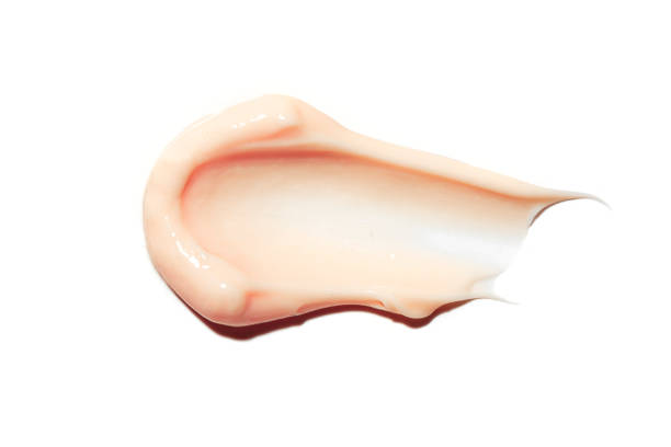 istock Pink peach beauty cream sample 2153780278