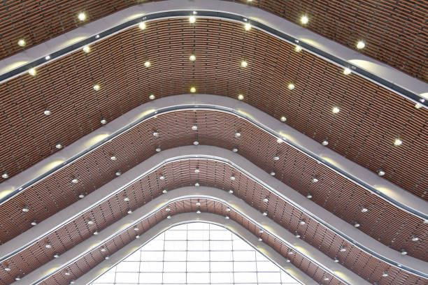 Exhibition Hall Roof arch with lamps