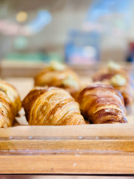 istock Fresh Croissants on the Shelf 2153788285