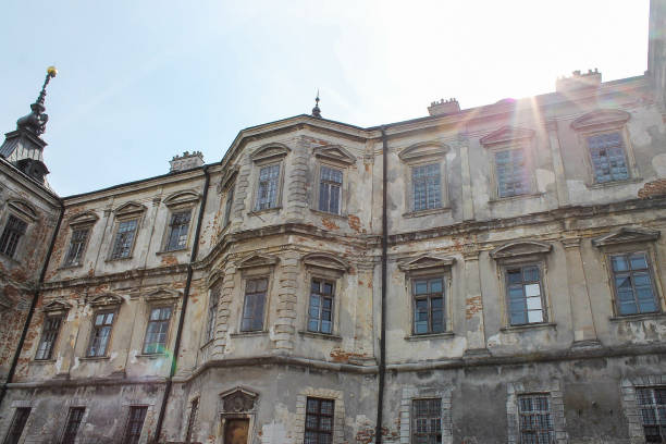 Pidhirtsi Castle fasade in Lviv, Ukraine