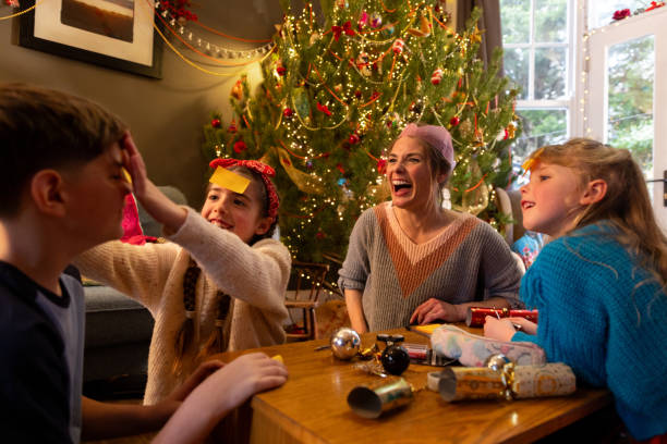 istock Fun Games at Home at Christmas 2153792363