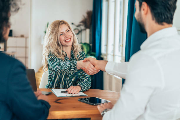 istock Handshake for the new agreement 2153794292