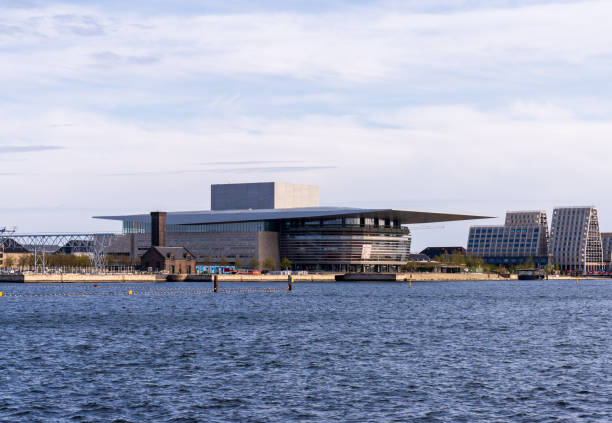 Copenhagen, Denmark - June 28, 2018: The Royal Danish Opera House.