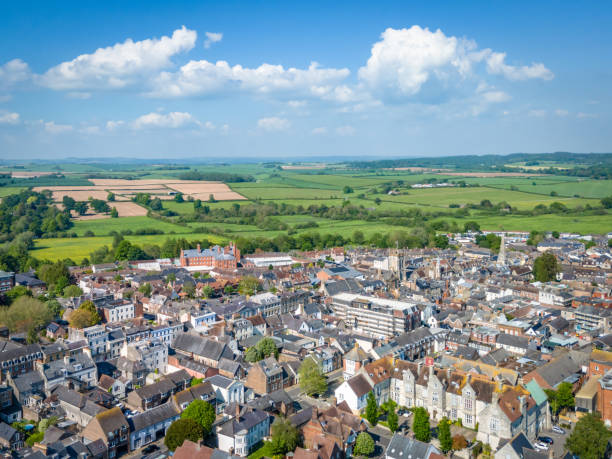 Dorchester town centre in Dorset