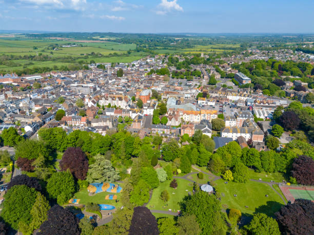 istock Borough Gardens park in Dorchester 2153795922