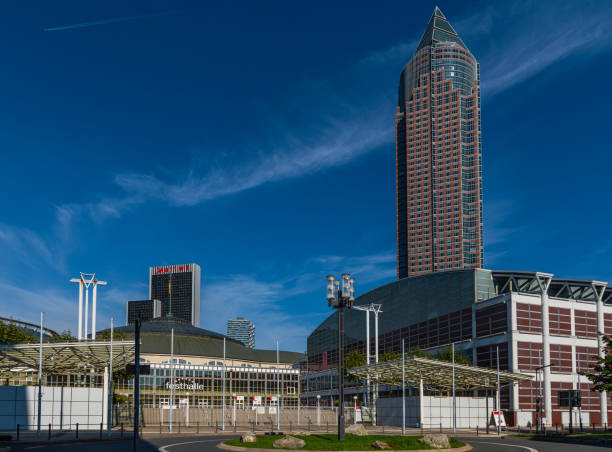 frankfurt am main, germany-october 10, 2021: View of the exhibition grounds in Frankfurt, Germany