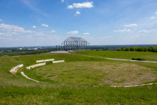 View of Moers, Germany. A lovely summer day.