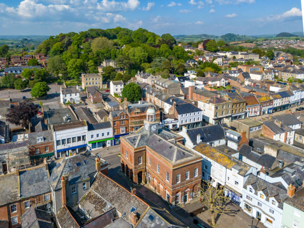 istock Bridport town hall in Dorset 2153821992
