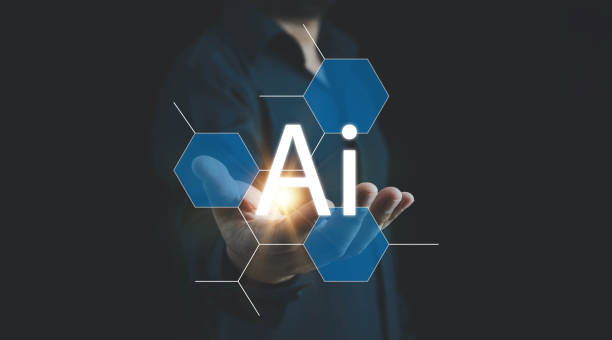 istock Ai technology, businessman show virtual graphic Global Internet connect Chat with AI, Artificial Intelligence. using command prompt for generates something, Futuristic technology transformation. 2153822527