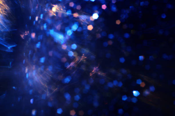 Blurred refraction light, bokeh or flare overlay effect