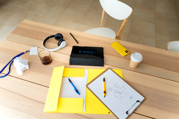 istock Teleworking space at home. The home office. 2153835033