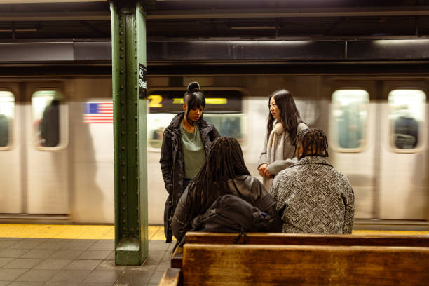 istock Diverse Group of Students in NYC Subway Station 2153840701