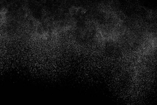 Abstract splashes of water on black background.