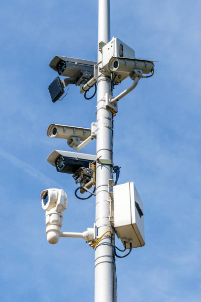 istock CCTV street security cameras on pole 2153847070