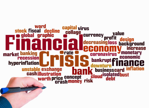 istock Word Cloud with FINANCIAL CRISIS concept, create with text only 2153850862
