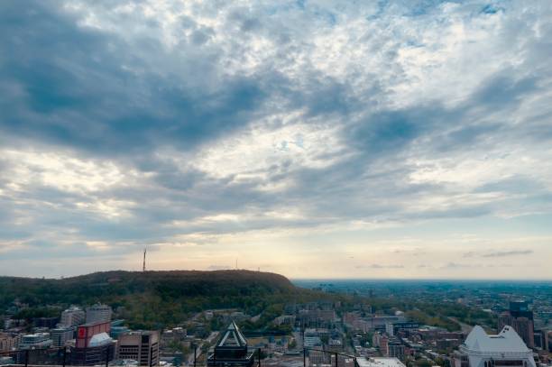 Centrum van Montréal gefotografeerd vanaf een hoog gebouw