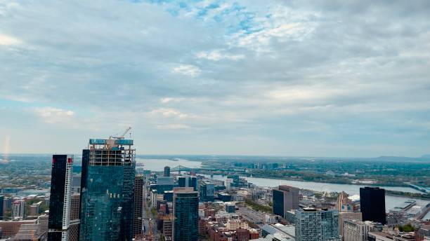 Centrum van Montréal gefotografeerd vanaf een hoog gebouw