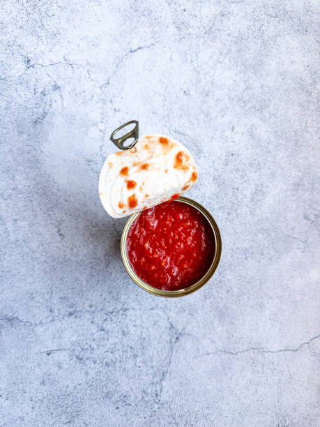 istock An opened tin of crushed Italian tomatoes 2153854237