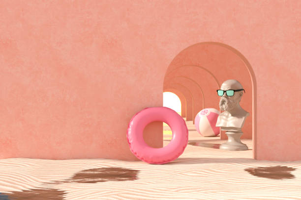 istock Summer Holiday Beach Background with Corridor to Sun 2153855040