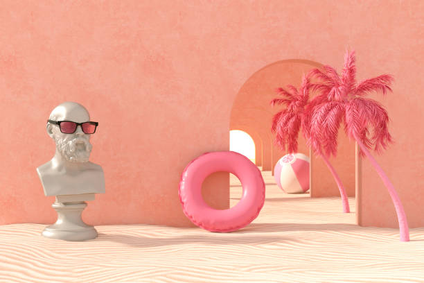 istock Summer Holiday Beach Background with Corridor to Sun 2153855077