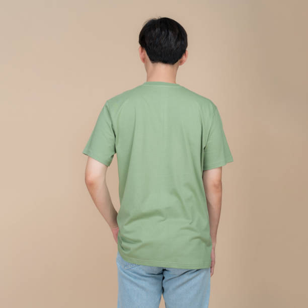 istock Young man posing in casual black t-shirt 2153857549