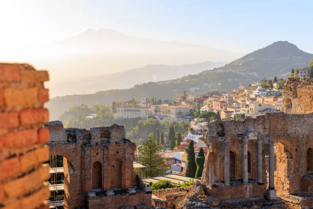 istock Ville de Taormine, Sicile 2153859468