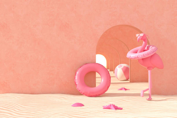 istock Summer Holiday Beach Background with Corridor to Sun 2153861436