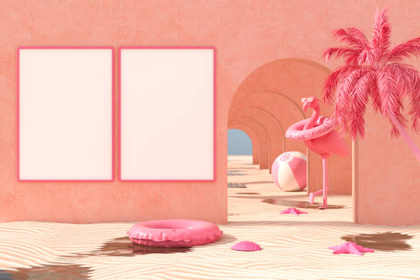 istock Summer Holiday Beach Background with Corridor to Sun 2153861526