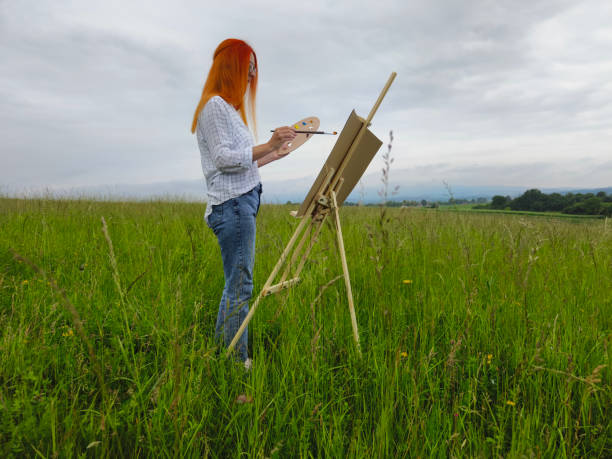 istock Creative hobby, art painting 2153861549