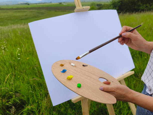 istock Creative hobby, art painting 2153861554