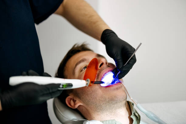 istock Man have a visit in the dentist clinic. 2153865815