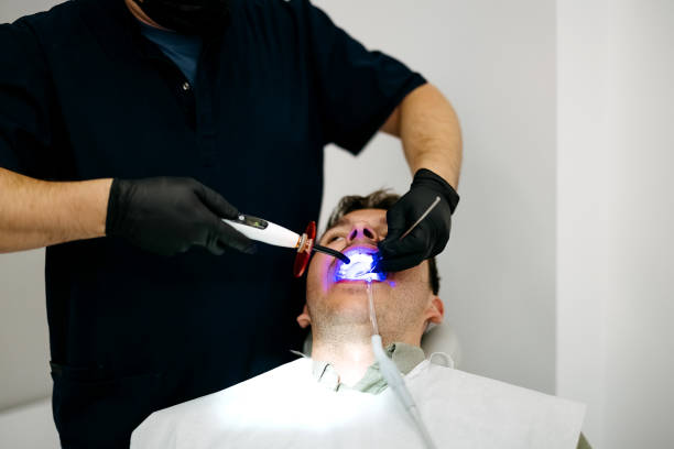 istock Man have a visit in the dentist clinic. 2153866019