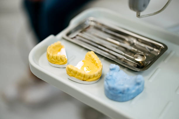 Dental gypsum models, dentist's office