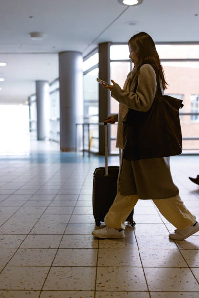 istock Diverse Female Student at Ferry Terminal 2153866964