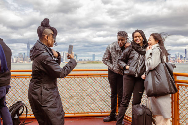 istock Friends Capture Memories on Staten Island Ferry Ride 2153866986