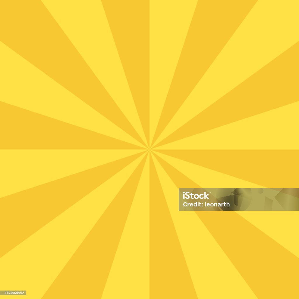 Yellow Line For Sun Rays Yellow Banner With Sun Rays Lines Background Light Stock Illustration ...