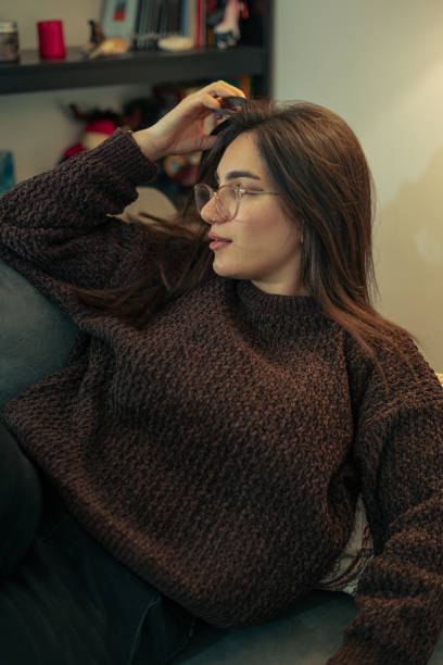 Thoughtful Moment on the Couch