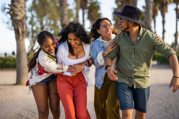 istock Diverse Group of Friends Enjoying a Beach Outing 2153868872