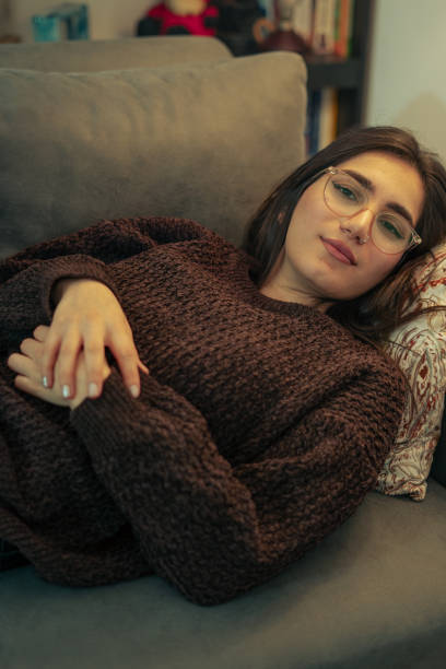 Thoughtful Moment on the Couch