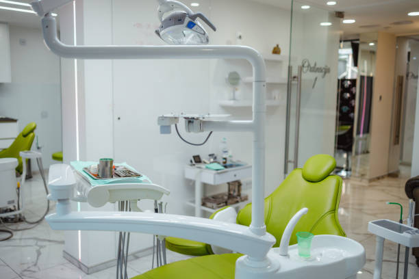 istock Modern dental clinic interior with chair 2153871178