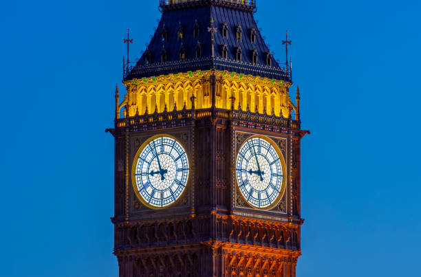 Big Ben clock at night, London, United Kingdom