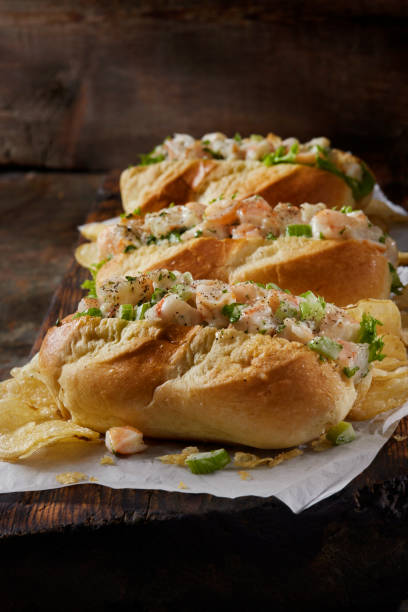 istock Creamy Shrimp Salad Rolls 2153883598