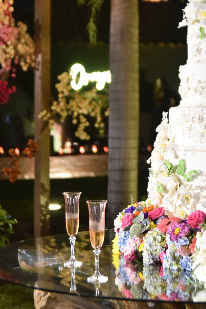 istock candy table chocolates party buffet wedding decoration dishes flowers arrangements restaurant dining table 2153892018