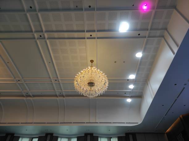 decoration on the ceiling of a building