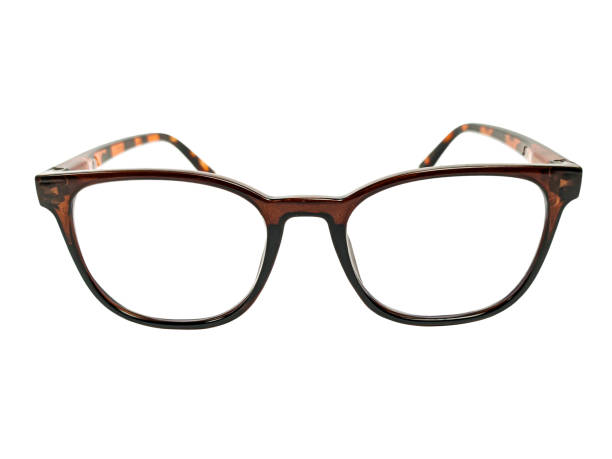 istock Fashionable eyeglasses isolated on a white background 2153901730