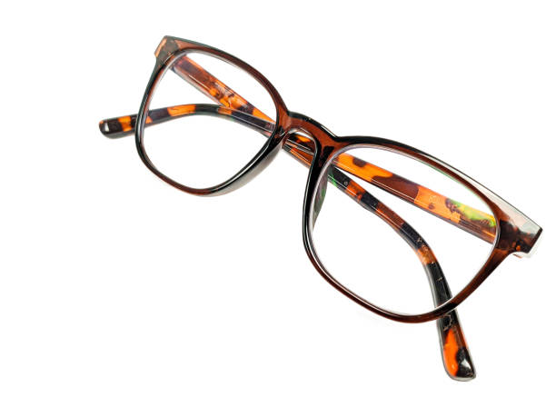 istock Fashionable eyeglasses isolated on a white background 2153901731