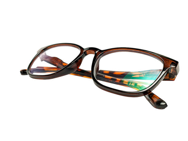 istock Fashionable eyeglasses isolated on a white background 2153901732