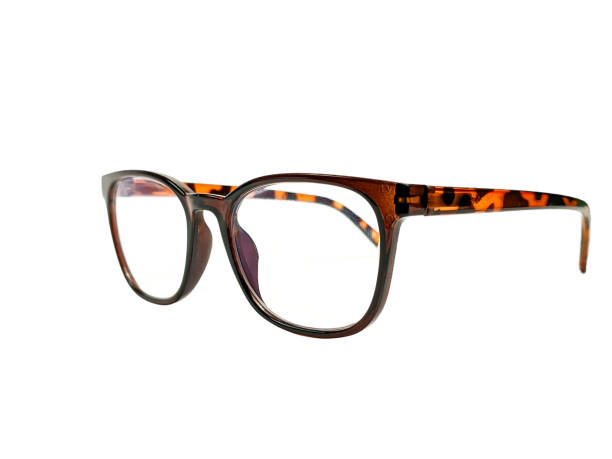 istock Fashionable eyeglasses isolated on a white background 2153901750